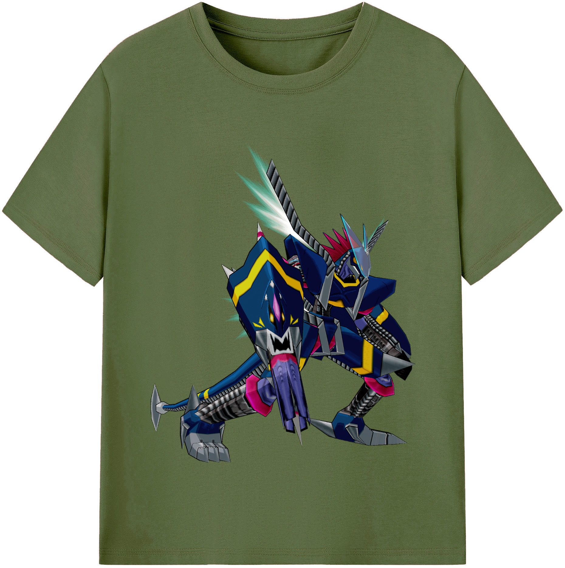 （画像用） Digimon デジタルモンスター/デジモン 綿100％半袖Tシャツ（フロントプリント）